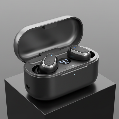 Écouteurs - détails et boîtier