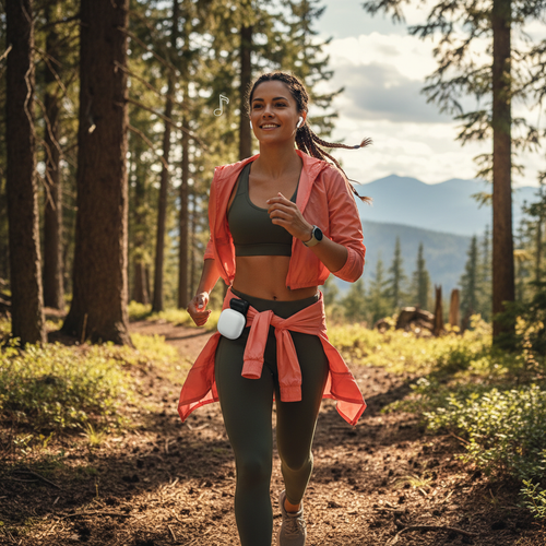 Écouteurs - en utilisation